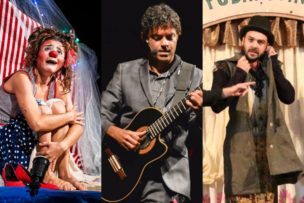 Sesc Cênico oferece programação gratuita com teatro, circo e Jorge Vercillo em Anápolis